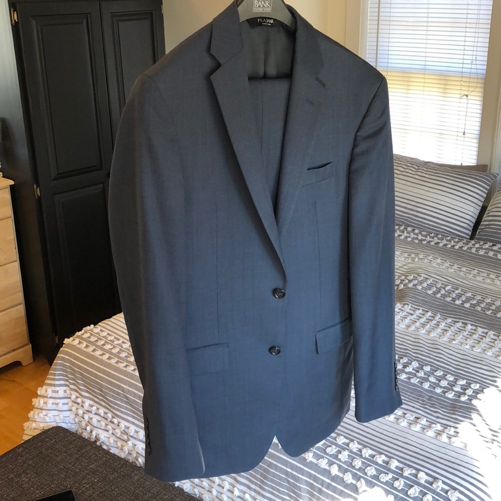 Men’s Jos. A. Bank Slim Fit Textured Navy Suit